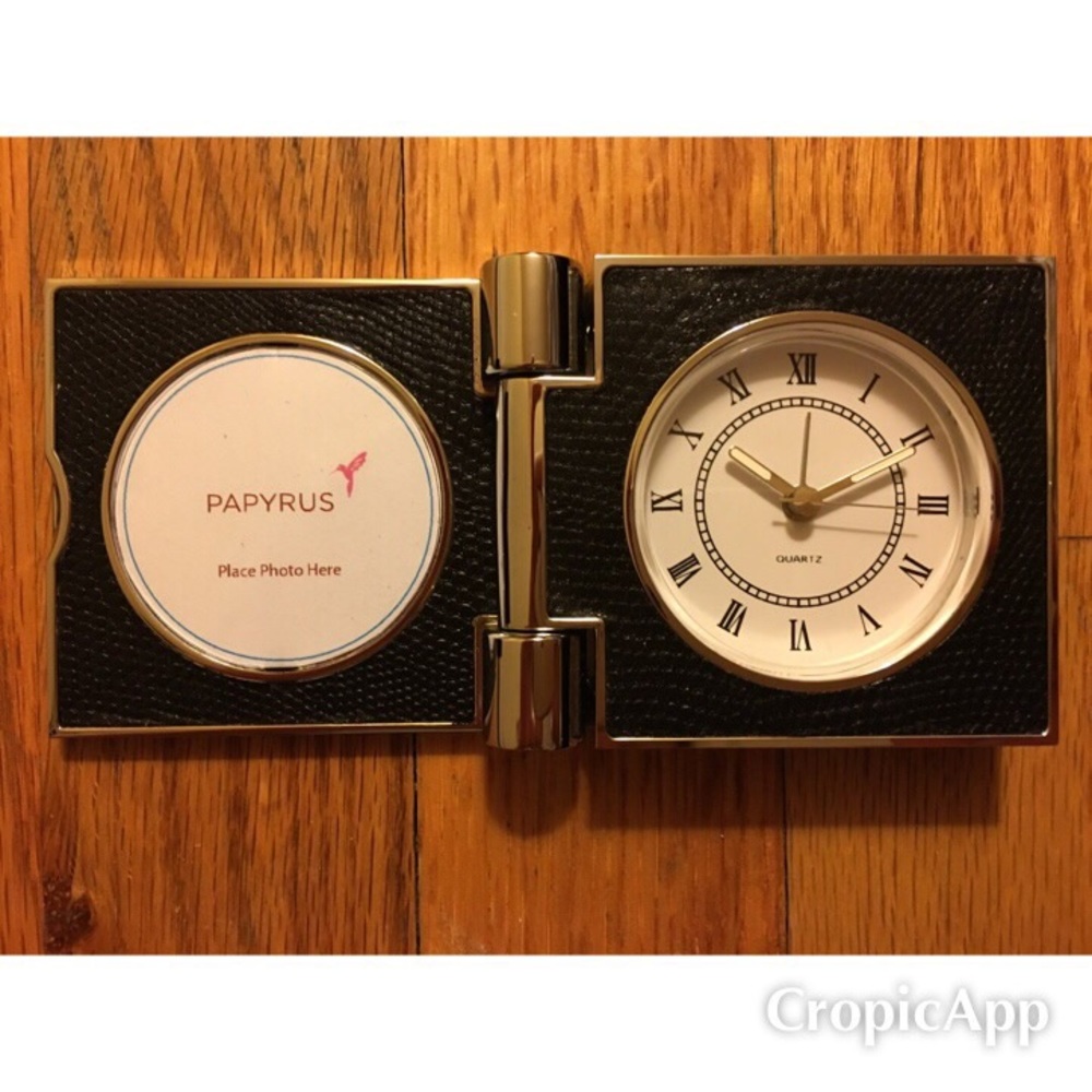 Papyrus Black Clock . - Picture 2 of 4